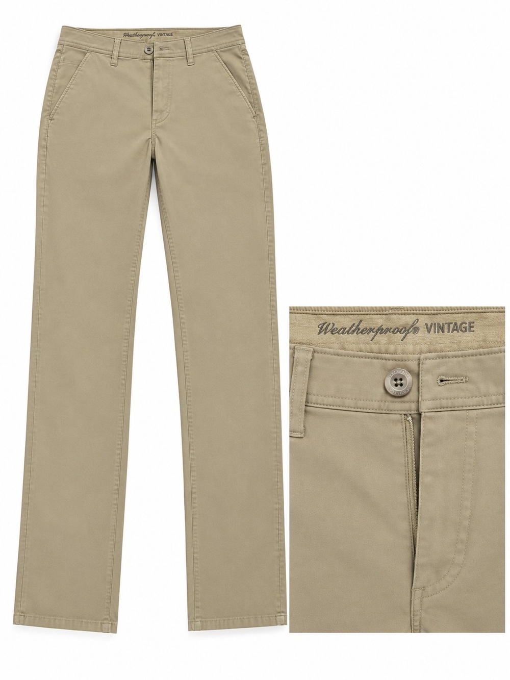Weatherproof Vintage Men’s Tan Chino Pants 32 X 30
